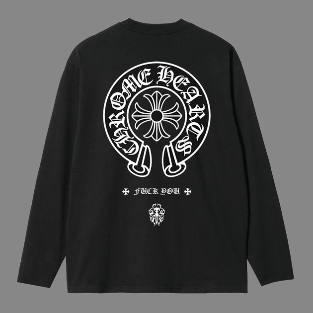 Лонгслив Chrome Hearts 10003 черного цвета, размер L – Брендовая