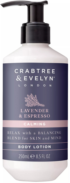 Balsam do ciała Crabtree & Evelyn Lawenda i Espresso kojący 250 ml (44936354424) - obraz 1