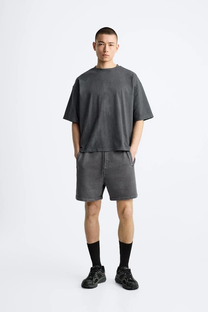 Шорти джогери Zara XL сірий 3854/410/800 – Брендовая одежда | ROZETKA