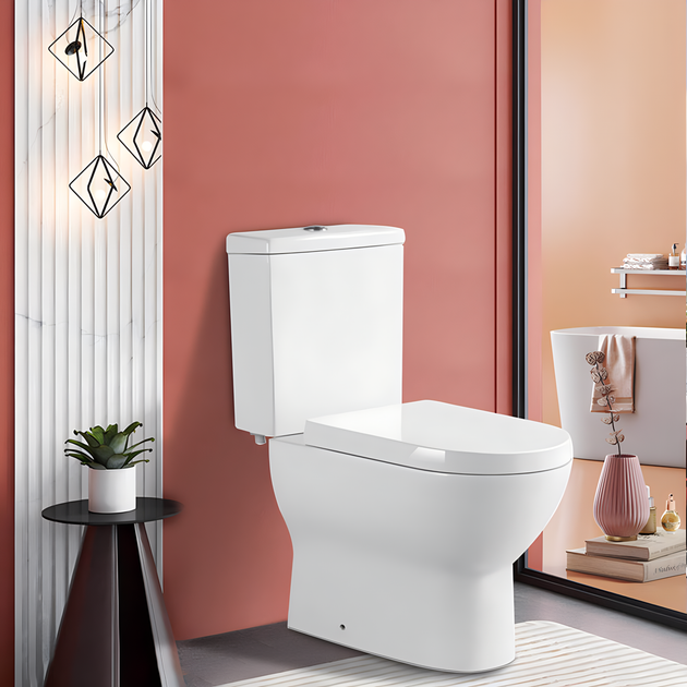 Унитаз-компакт ALDO CERAMICA Hermes Rimless с бачком и сиденьем Soft Close дюропласт - Фото 3 Унитаз-компакт ALDO CERAMICA Hermes Rimless с бачком и сиденьем Soft Close дюропласт - изображение 3