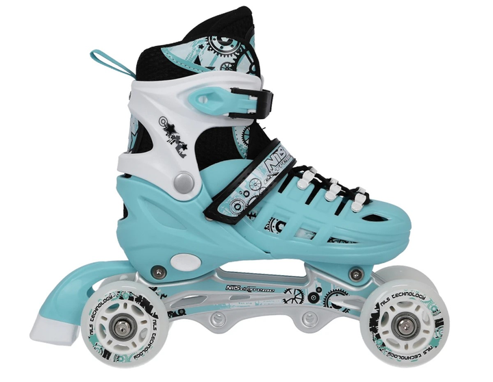 Łyżworolki Nils Extreme 4 w 1 NH10905 35-38 M Miętowy (5907695532791) - obraz 6
