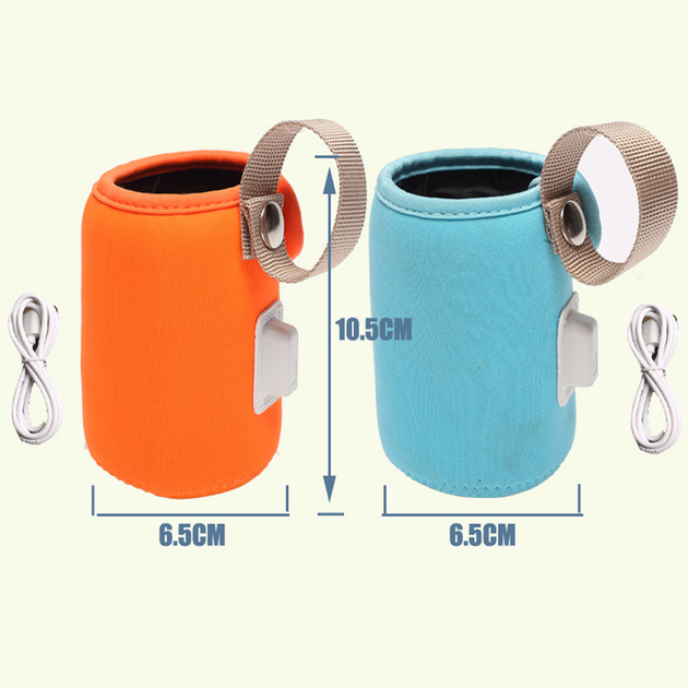 Портативний USB підігрівач PYETA для дитячих пляшечок Оранжевий (М110063) - зображення 3