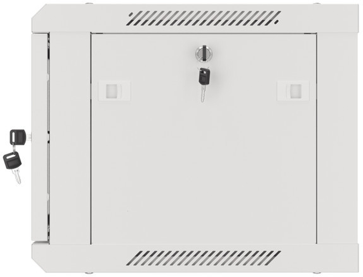 Шафа настінна серверна Lanberg 19" 6U 600x450 RAL7035 (WF01-6406-00S) - зображення 6