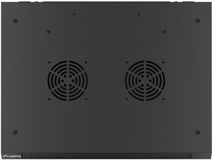 Szafka wisząca rack Lanberg 19" 12U 600x450 RAL9004 (WF01-6412-00B) - obraz 11
