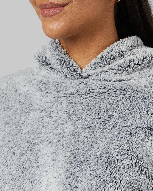 Худи-шерпа 32 Degrees Heat Soft Sherpa Pullover Hoodie Color: Black Heather Marled M - Фото 3 Худи-шерпа 32 Degrees Heat Soft Sherpa Pullover Hoodie Color: Black Heather Marled M - зображення 3