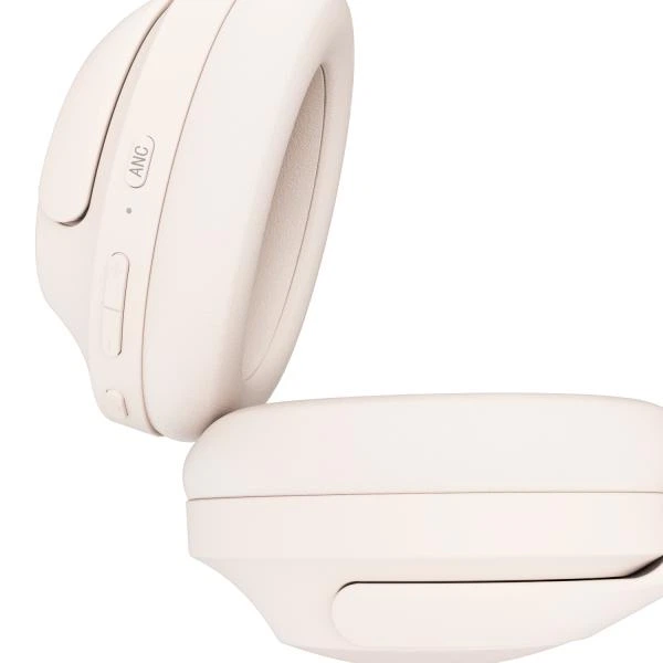 Накладні Бездротові Bluetooth Навушники Proove Silence with ANC з мікрофоном |300 mAh, 25h, Type-С|Beige - зображення 5