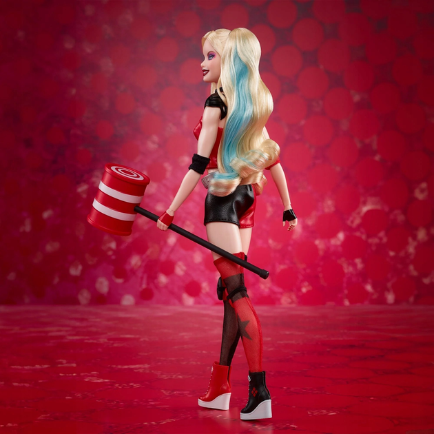 Lalka Mattel Barbie Signature DC Batman Harley Quinn HRM84 (0194735181100) - obraz 6