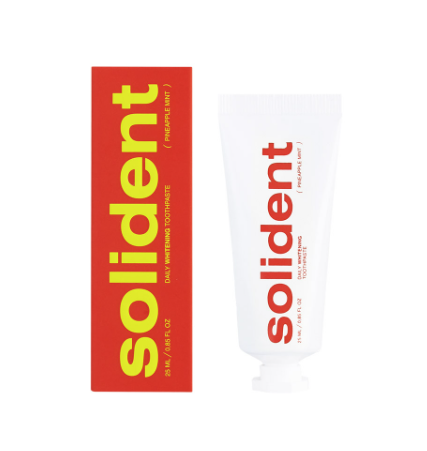 Зубная паста ежедневная отбеливающая Ананас Мята Solident Pineapple Mint 25 мл - Фото 1 Зубная паста ежедневная отбеливающая Ананас Мята Solident Pineapple Mint 25 мл - изображение 1