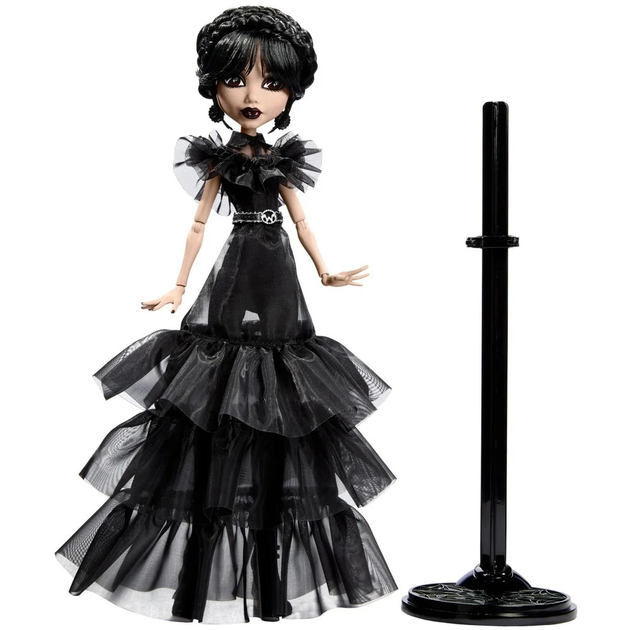 Lalka Monster High Wednesday Rave'n Wednesday HXJ03 (0194735230594) - obraz 6