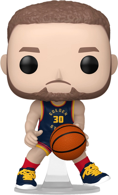 Фігурка Funko Pop! NBA Warriors Стефен Каррі 2024 City Edition Uniform 83848 (889698838481) - зображення 2