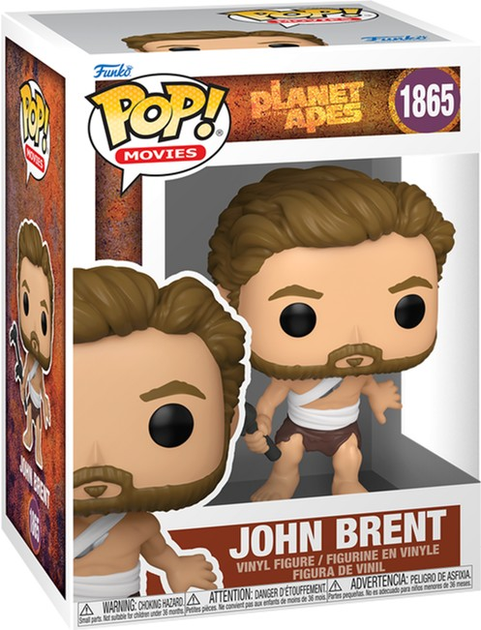 Figurka Funko Pop! Movies Planet of the Apes S3 John Brent 83450 (889698834506) - obraz 1