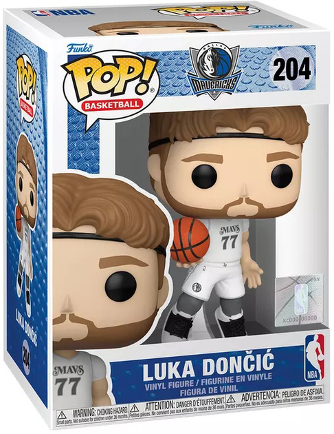 Фігурка Funko Pop! NBA Mavericks Лука Дончич 2024 City Edition Uniform 83847 (889698838474) - зображення 1