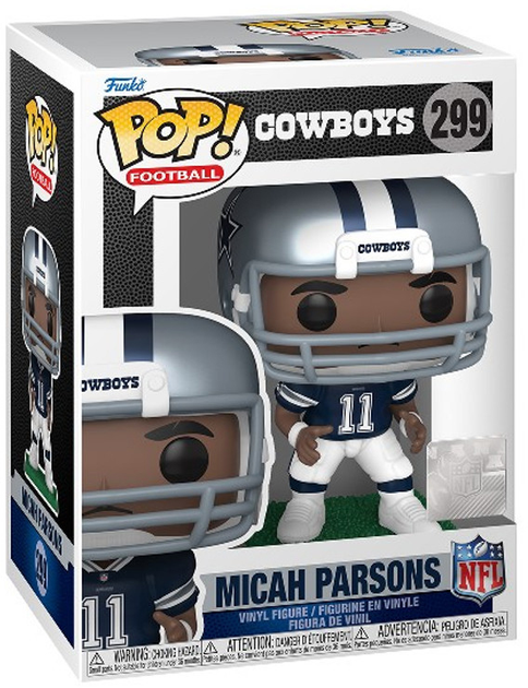 Фігурка Funko Pop! NFL Cowboys Майка Парсонс 83911 (889698839112) - зображення 1