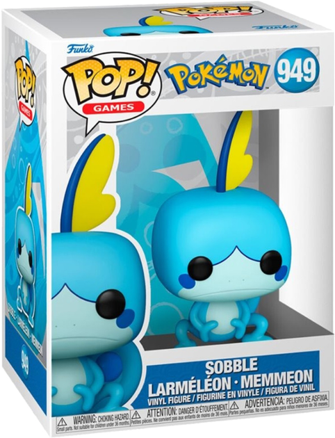 Figurka Funko Pop! Games Pokemon Sobble 72192 (889698721929) - obraz 1