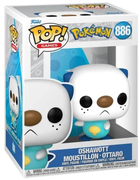 Фігурка Funko Pop! Games Pokemon Ошавотт 69078 (889698690782) - зображення 1