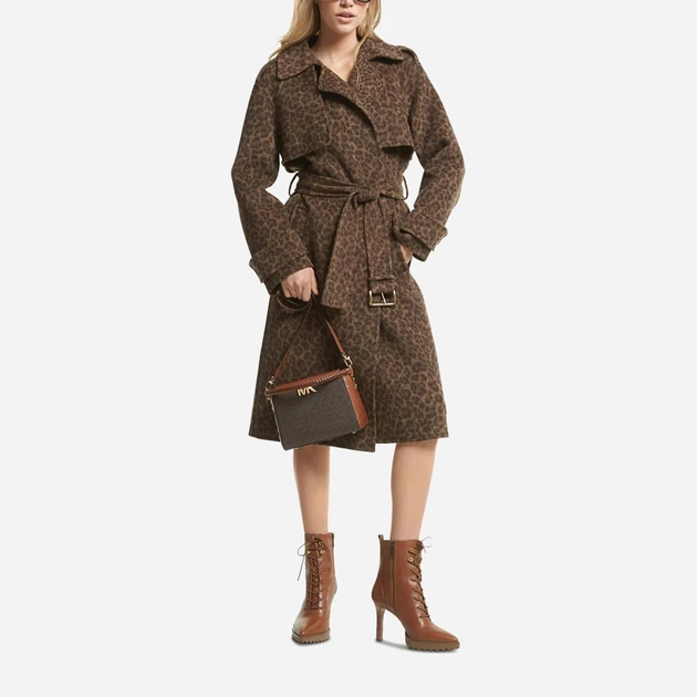 Женские ботильоны кожаные Michael Kors 434126413 38 Коричневые (1159826421) - изображение 5