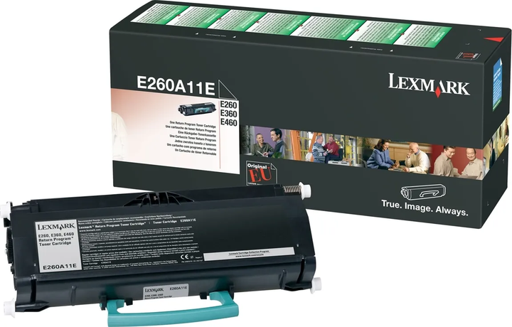 Тонер-картридж Lexmark E460 Black (E260A11E) - зображення 1