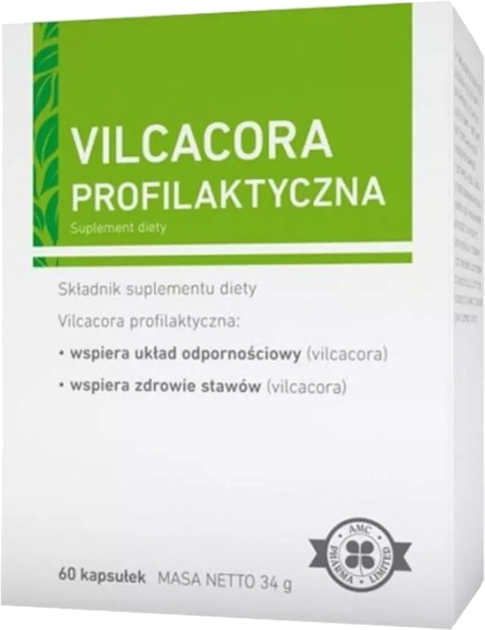 Харчова добавка AMC Pharma Vilcacora Profilaktyczna 60 капсул (5060023936118) - зображення 1