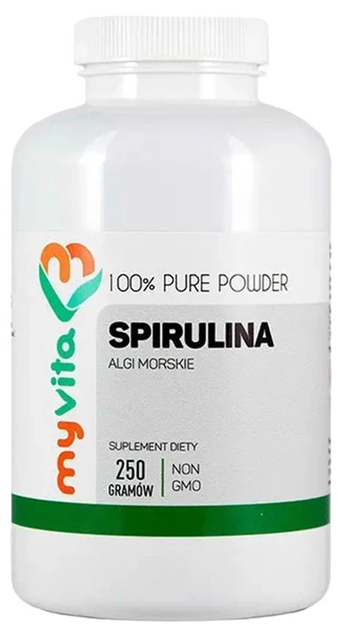 Suplement diety MyVita Spirulina 250 g (5903111710453) - obraz 1