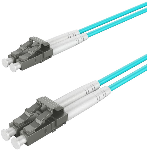 Волоконно-оптичний патч-корд Cablexpert UTP Cat6 25 м Teal (CFO-MDOM4-LC/LC-25M) - зображення 1