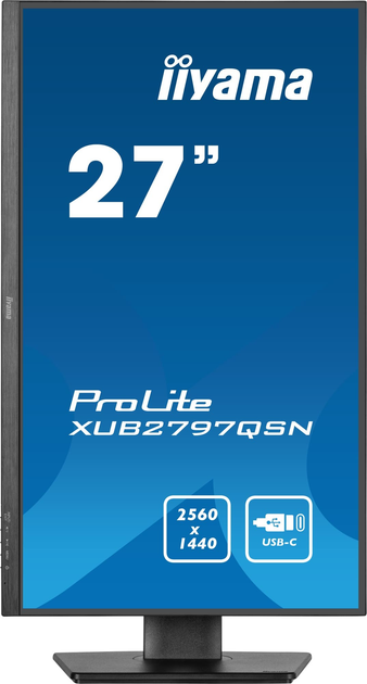 Монітор 27" Iiyama ProLite XUB2797QSN-B2 - зображення 4