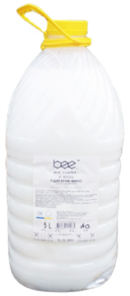 Рідке крем-мило Bee Charm White, 5 л - Фото 1 Рідке крем-мило Bee Charm White, 5 л - зображення 1