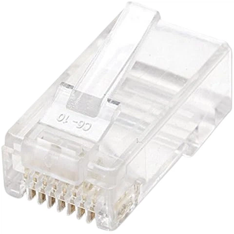 Złącze Intellinet RJ-45 Cat5e UTP 100 szt Transparent (766623502399) - obraz 3