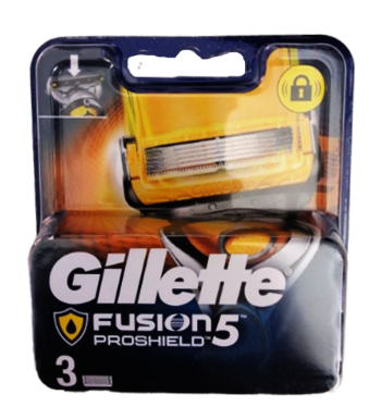 Змінні касети Gillette Fusion5 Proshield, 3 шт - Фото 1 Змінні касети Gillette Fusion5 Proshield, 3 шт - зображення 1