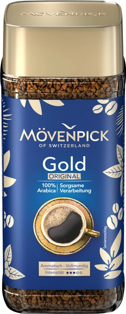 Кава Movenpick Gold Original Instant розчинна, 100 г - Фото 1 Кава Movenpick Gold Original Instant розчинна, 100 г - зображення 1