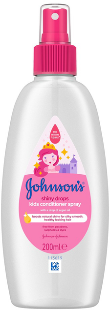 Спрей Johnson's Baby Блестящие локоны для волос, 200 мл - Фото 1 Спрей Johnson's Baby Блестящие локоны для волос, 200 мл - изображение 1