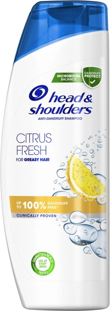 Шампунь против перхоти Head & Shoulders Цитрусовая свежесть 400 мл - Фото 1 Шампунь против перхоти Head & Shoulders Цитрусовая свежесть 400 мл - изображение 1