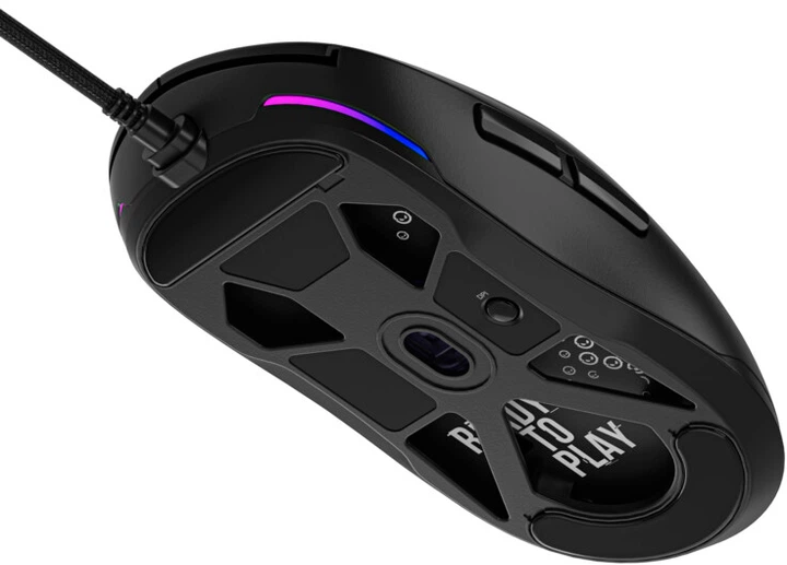 Mysz Lorgar MSA10 Ultralight Wired Gaming USB Black (LRG-MSA10-BK) - obraz 8