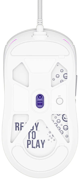 Mysz Lorgar MSA10 Ultralight Wired Gaming USB White (LRG-MSA10-WH) - obraz 8