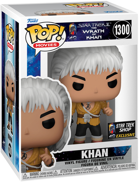 Фігурка Funko Pop! Movies Star Trek The Wrath of Khan Khan 68279 (889698682794) - зображення 1