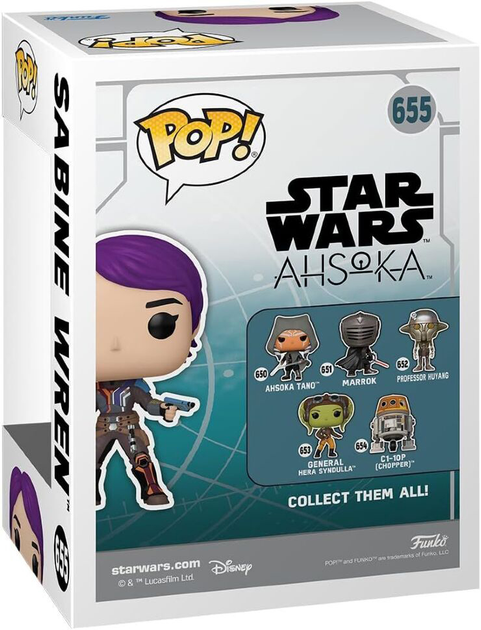 Фігурка Funko Pop! Star Wars Ahsoka TV S1 Sabine Wren GW 74611 (889698746113) - зображення 2