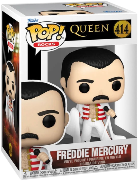 Фігурка Funko Pop! Rocks Queen Freddie Mercury with Cape 75374 (889698753746) - зображення 1