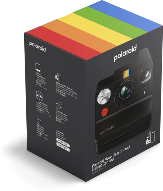 Камера моментального друку Polaroid Now+ Generation 3 Black (9120134280244) - зображення 8