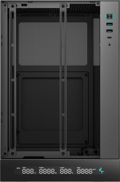 Obudowa DeepCool CH170 Digital Black (R-CH170-BKNPI0D-G-1) - obraz 9