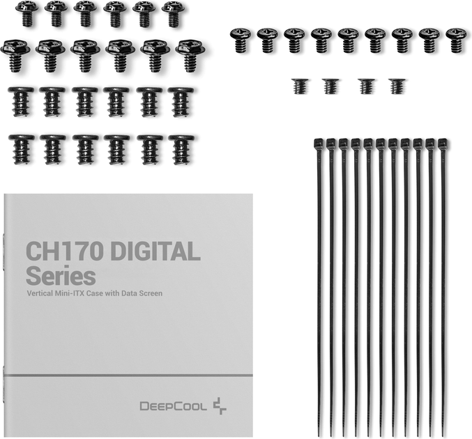 Obudowa DeepCool CH170 Digital Black (R-CH170-BKNPI0D-G-1) - obraz 12