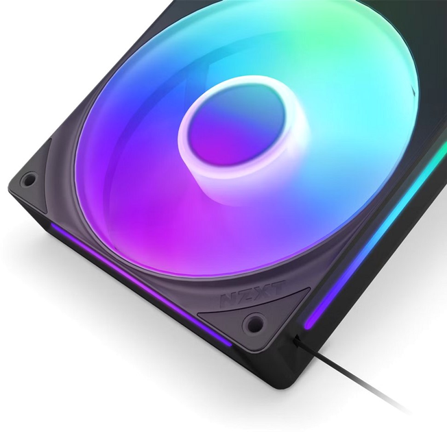 Chłodzenie powietrzne do PC NZXT F240 RGB Core Fan (Single Frame) Black (RF-U24HF-B1) - obraz 5