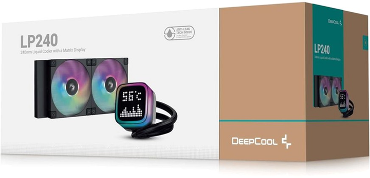 System chłodzenia wodnego DeepCool LP240 ARGB Black (R-LP240-BKMSNC-G-1) - obraz 6