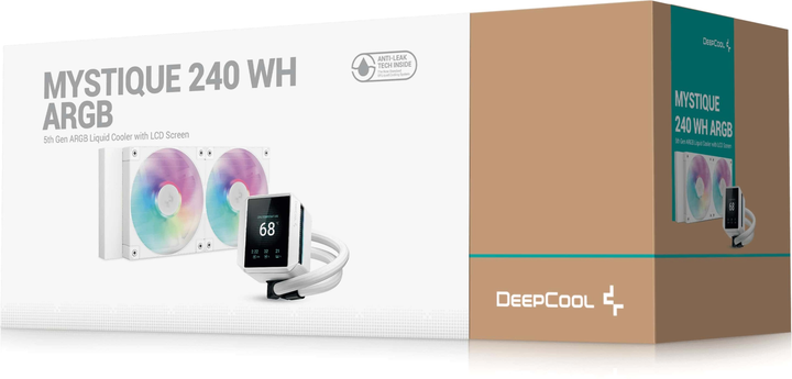 Система водяного охолодження DeepCool Mystique 240 ARGB White (R-LX240-WHDSNMCP-G-1) - зображення 6