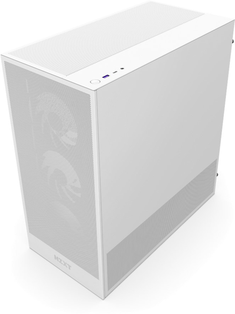 Корпус NZXT H5 Flow RGB Compact Mid-Tower ATX Case with RGB Fans- All White (CC-H52FW-R1) - зображення 2