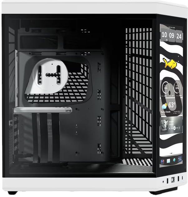 Корпус HYTE Y70 touch infinite White-Black (CS-HYTE-Y70TTI-WB) - зображення 3