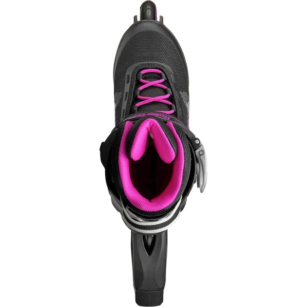 Ролики жіночі Rollerblade Zetrablade Women 240 Чорний-Рожевий - Фото 6 Ролики жіночі Rollerblade Zetrablade Women 240 Чорний-Рожевий - зображення 6