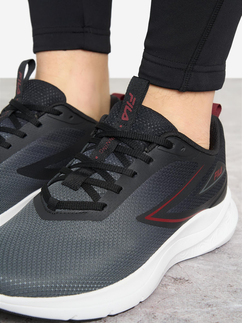Мужские кроссовки для бега Fila Sense Simple M 133400-AH 40 25.9 см Серый/Красный (990058677036_2999004586550) 