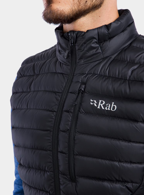 Жилет чоловічій Rab Microlight Vest Black, XXL (RB QDB-18-BL-XXL) - Фото 6 Жилет чоловічій Rab Microlight Vest Black, XXL (RB QDB-18-BL-XXL) - зображення 6