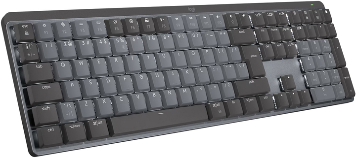 Клавіатура бездротова Logitech MX Mechanical Wireless Illuminated Performance Graphite (920-010757) - зображення 1