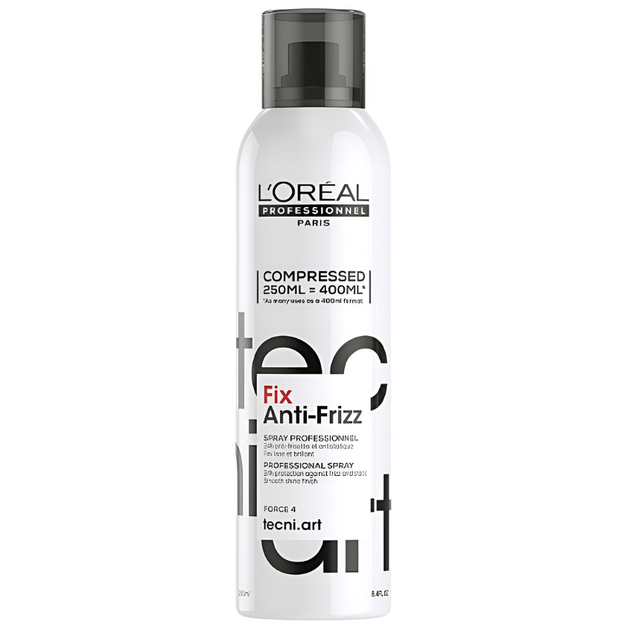 Лак для волос сильной фиксации с антистатическим эффектом L’Oréal Tecni.Art Fix Anti-Frizz 250 мл - Фото 1 Лак для волос сильной фиксации с антистатическим эффектом L’Oréal Tecni.Art Fix Anti-Frizz 250 мл - изображение 1