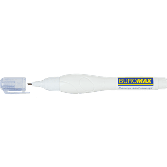 Коректор-ручка BUROMAX 1036 10мл з метал.нак. (12) /BM.1036/ - Фото 1 Коректор-ручка BUROMAX 1036 10мл з метал.нак. (12) /BM.1036/ - изображение 1
